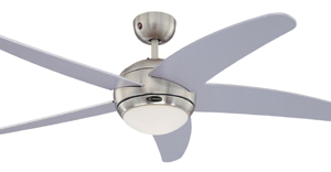 Ventilador de techo Bendan Plateado 132cm