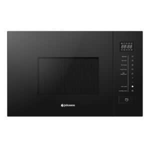 Microondas integrable con Grill 20 litros Cristal Negro