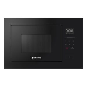 Microondas integrable con Grill 28 litros Cristal Negro
